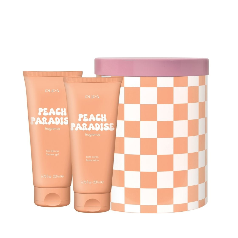 PUPA CONF. HAPPYBOX PEACH PARADISE GEL DOCCIA 200ML+ LATTE CORPO 200ML OB3R04A002