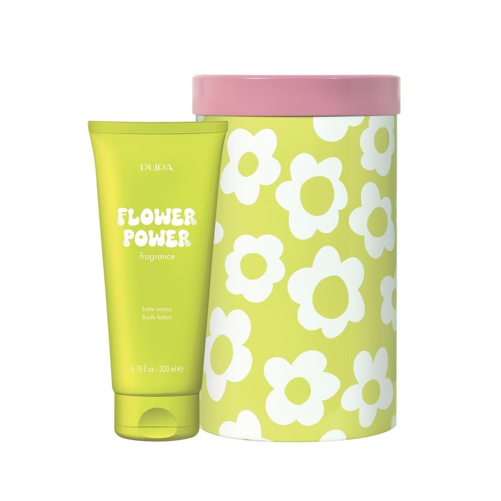 PUPA CONF. HAPPYBOX FLOWER POWER LATTE CORPO 200ML OB3R03A004