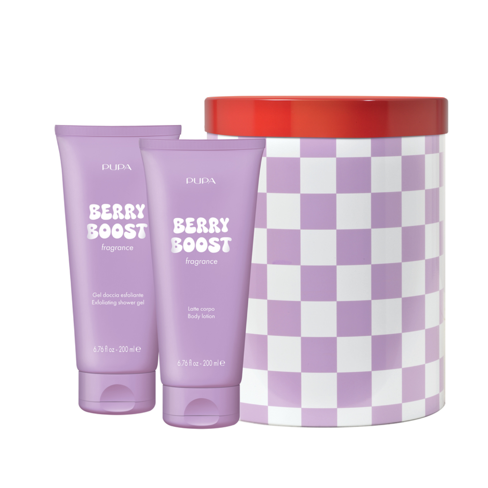 PUPA CONF. HAPPYBOX BERRY BOOST GEL DOCCIA ESFOLIANTE 200ML+ LATTE CORPO 200ML OB3R05A001