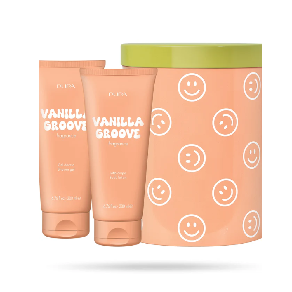 PUPA CONF. HAPPYBOX VANILLA GROOVE GEL DOCCIA 200ML+ LATTE CORPO 200ML OB3R04A006