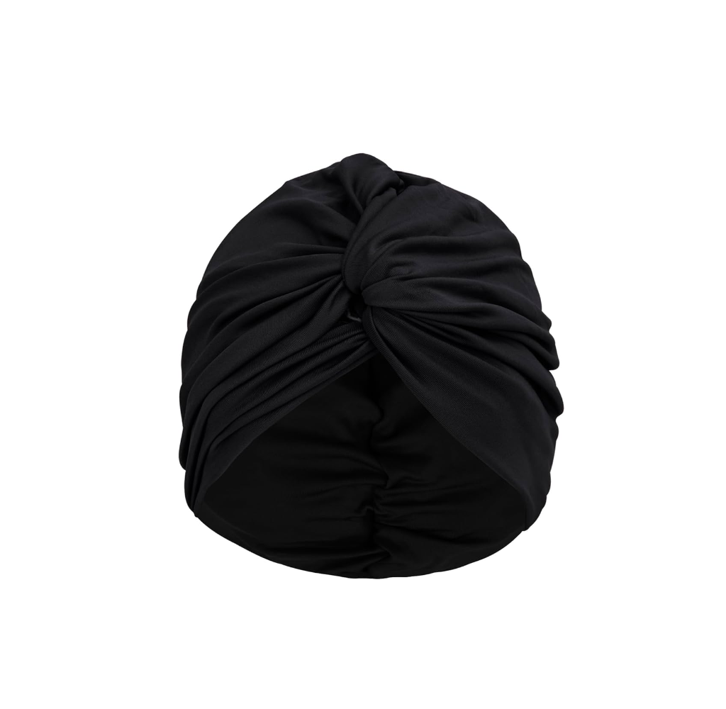 BACCOLINO TURBANTE DOPPIO NODO NERO 006378