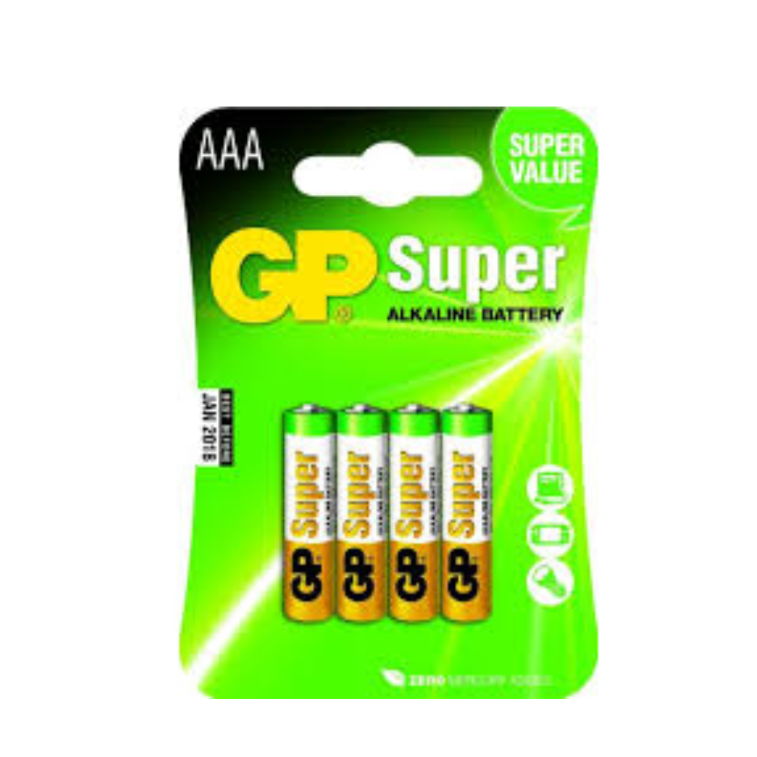 GP SUPER PILE ALKALINE AAA CONF.4PZ