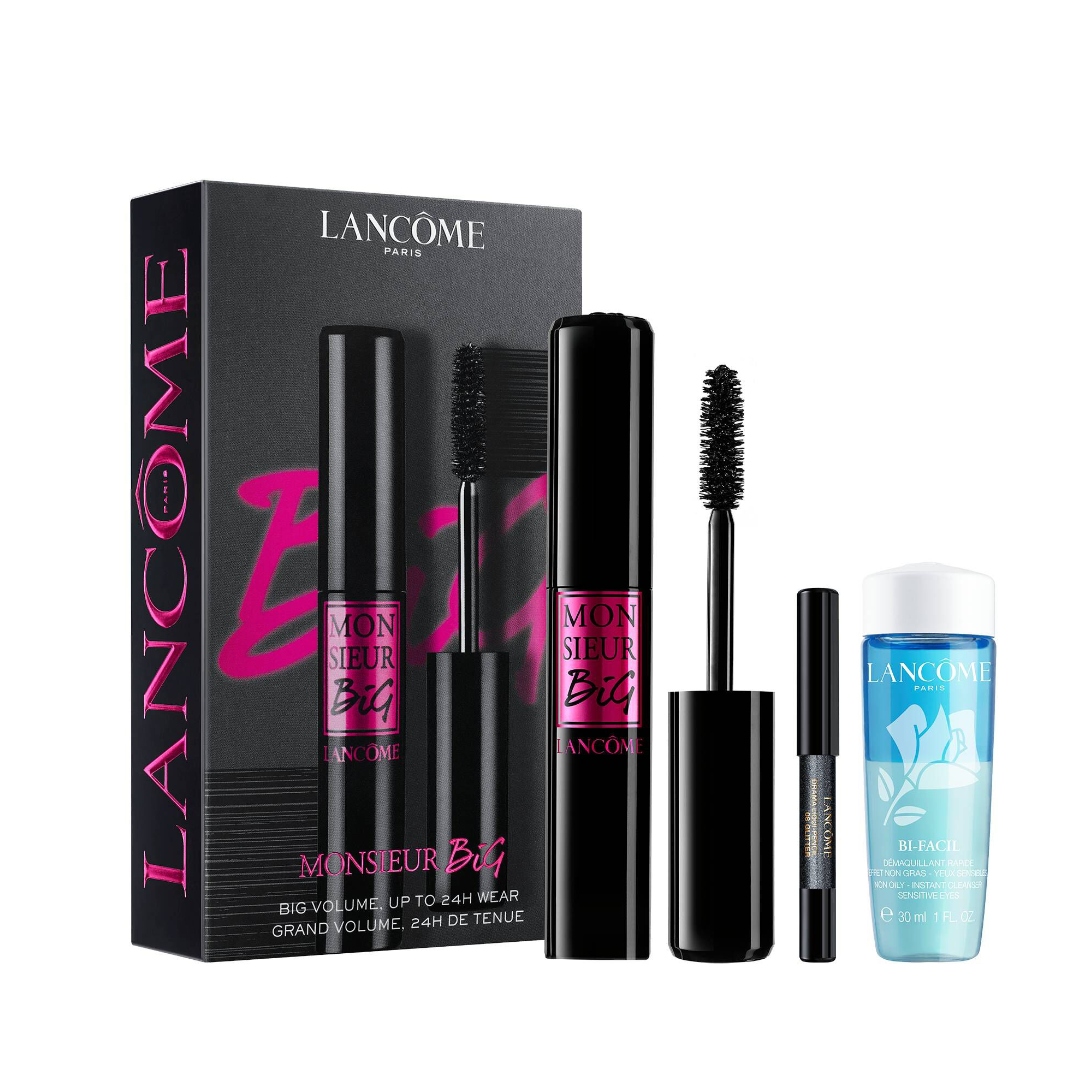 LANCOME CONF. MASCARA MONSIEUR BIG 10ML+MATITA LE CRAYON KHOL+STRUCCANTE BI-FACIL 30ML