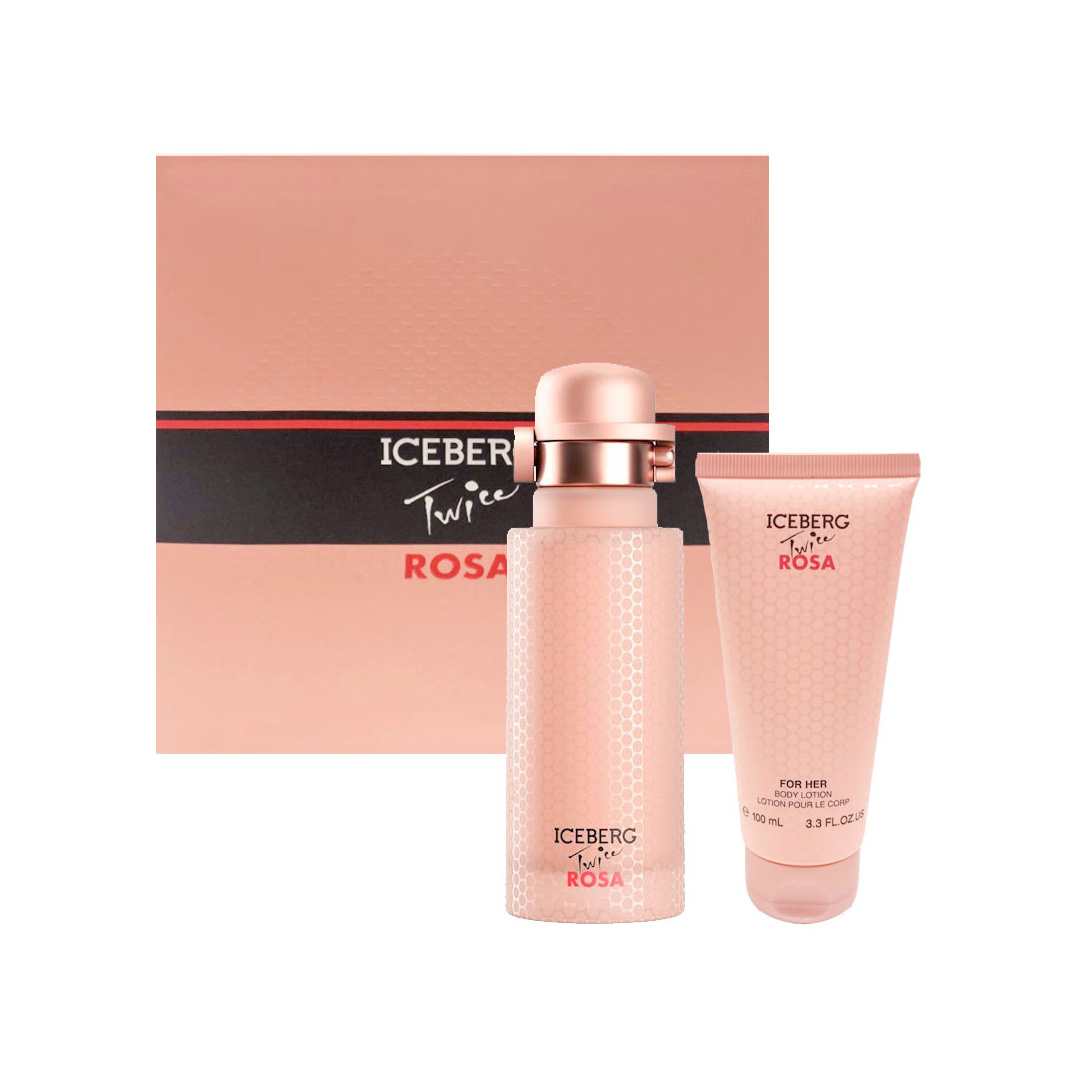 ICEBERG TWICE ROSA CONF. EDT 125ML+ LATTE CORPO 100ML