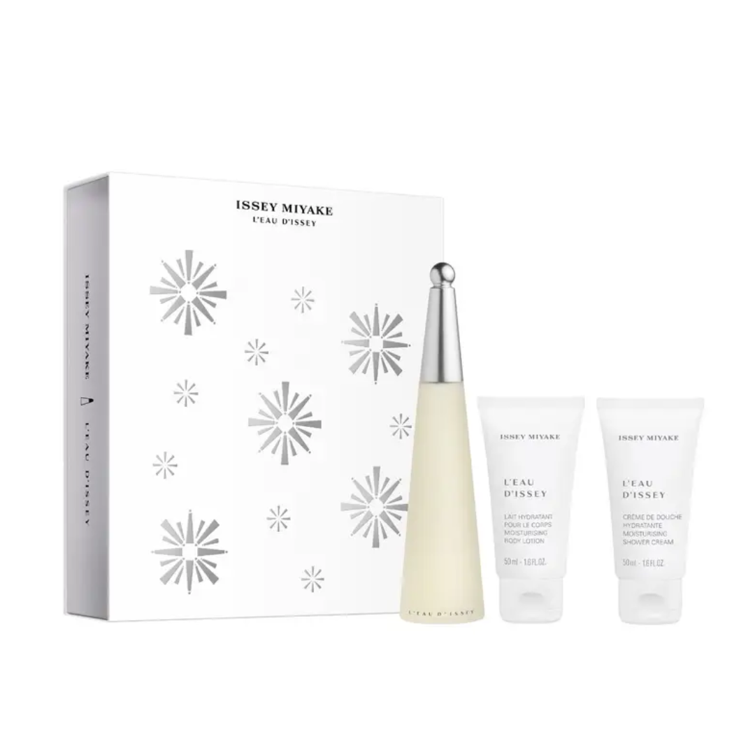 ISSEY MIYAKE L'EAU D'ISSEY PURE DONNA CONF. EDP 50ML+LATTE CORPO 50ML+CREMA DOCCIA 50ML
