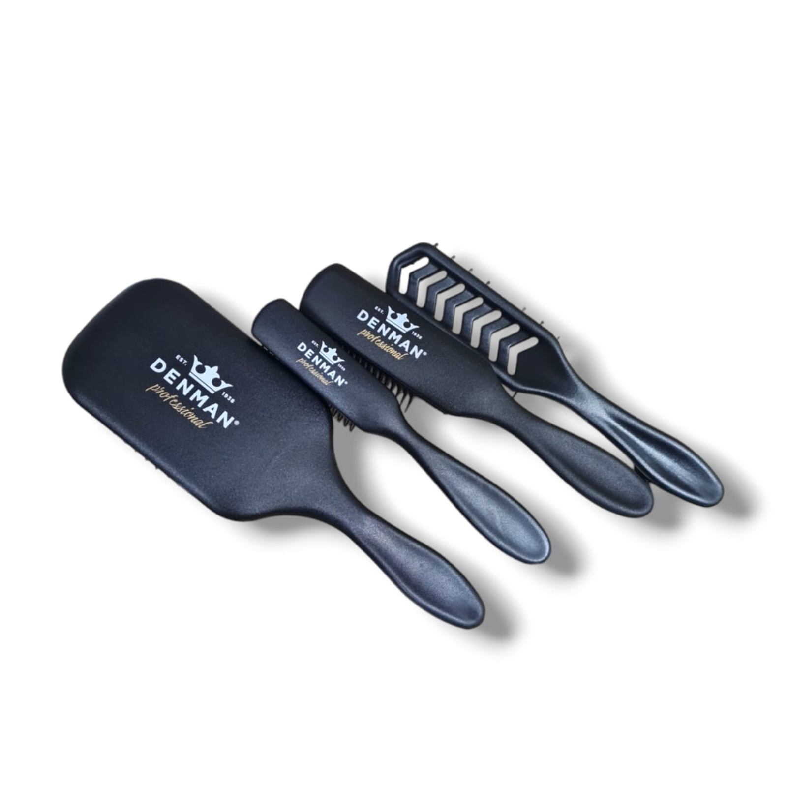 DENMAN KIT PROFESSIONALE 4 SPAZZOLE BLACK 41581
