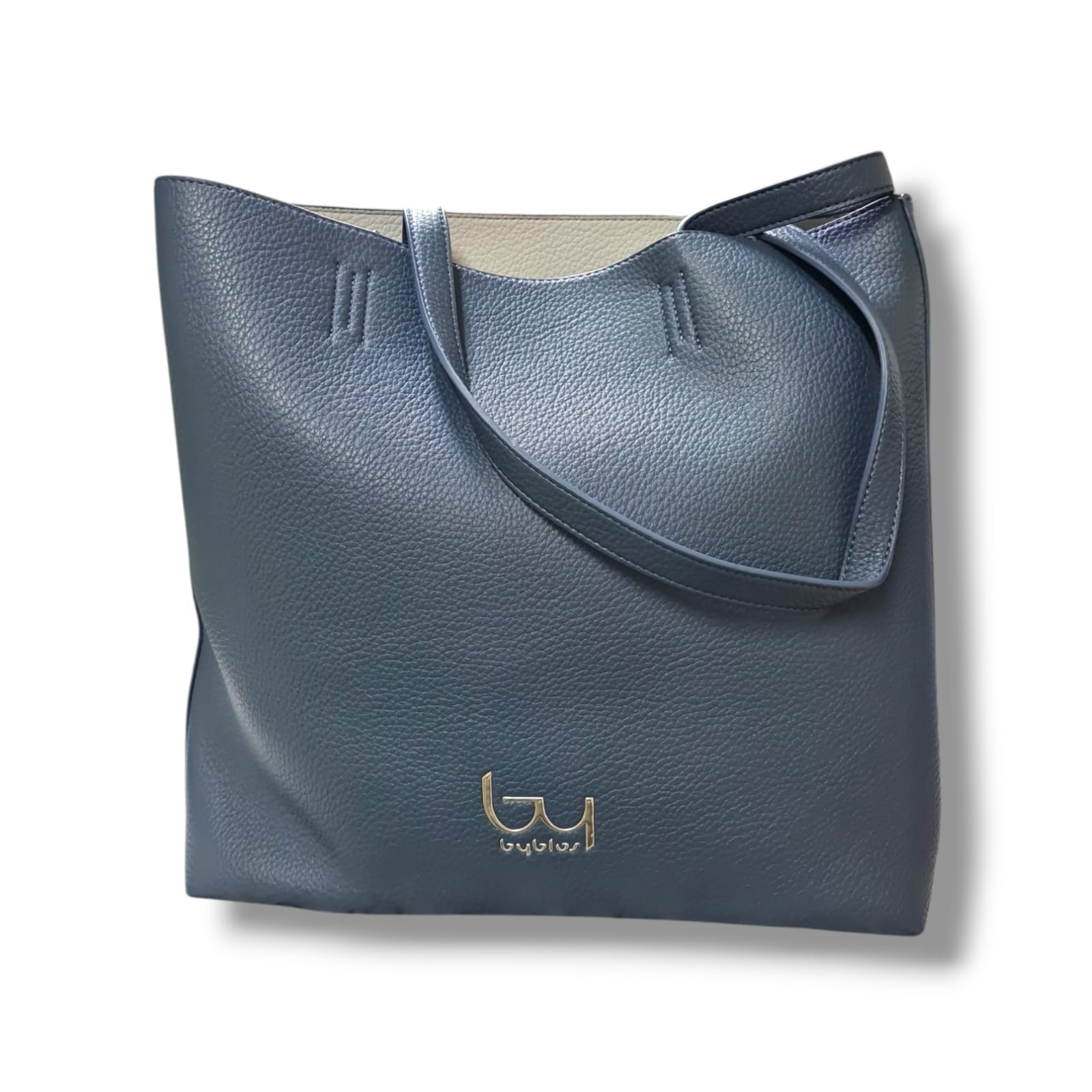 BYBLOS BORSA SINTETICO BLUE/GREY BYBS15B01 V58