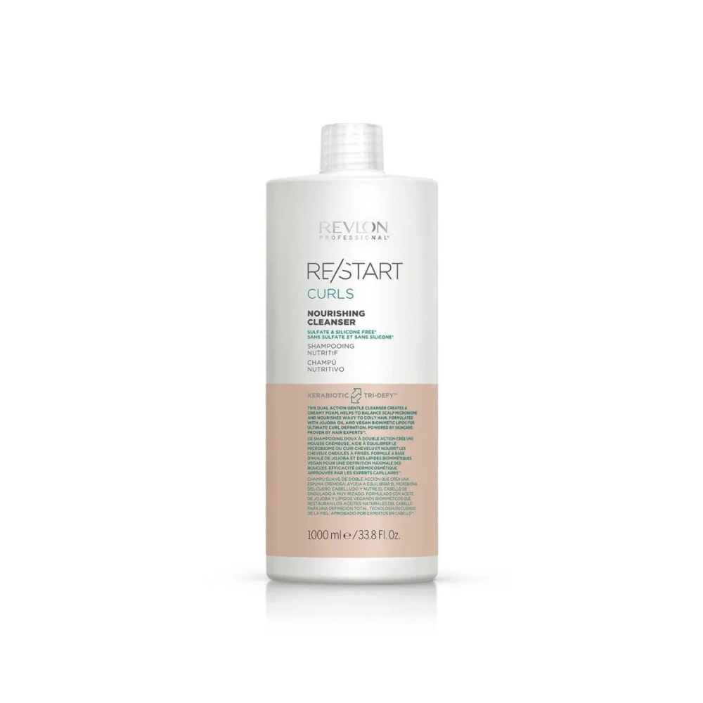 REVLON RESTART SHAMPOO CURLS NOURISHING CLEANSER 1000ML