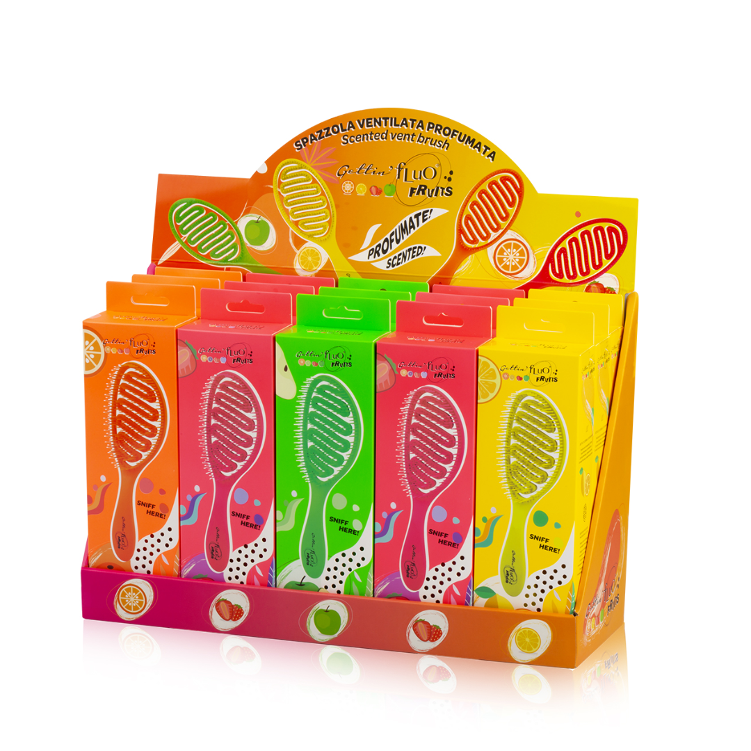 LABOR SPAZZOLA VENTILATA PROFUMATA GETTIN FLUO FRUITS C832