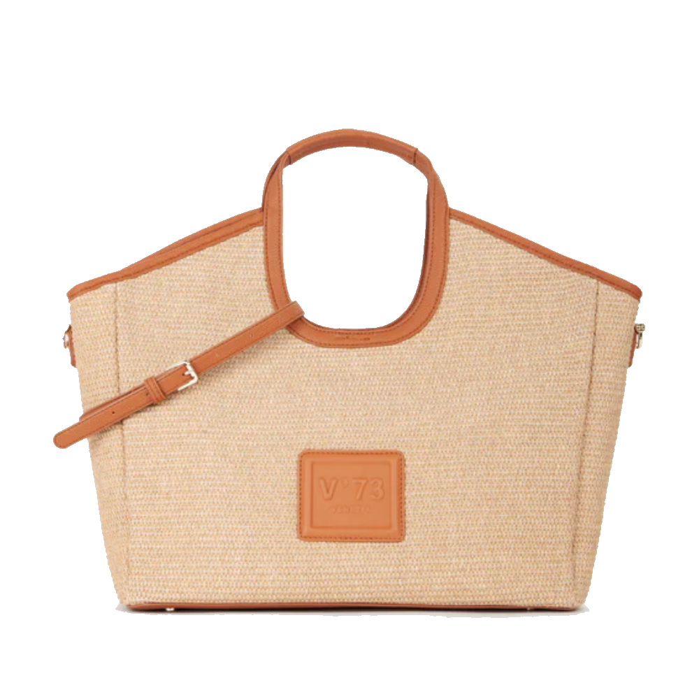 V°73 BORSA SINTETICA DONNA JENNY NATUARLE/CUOIO 73BS8VRO2P