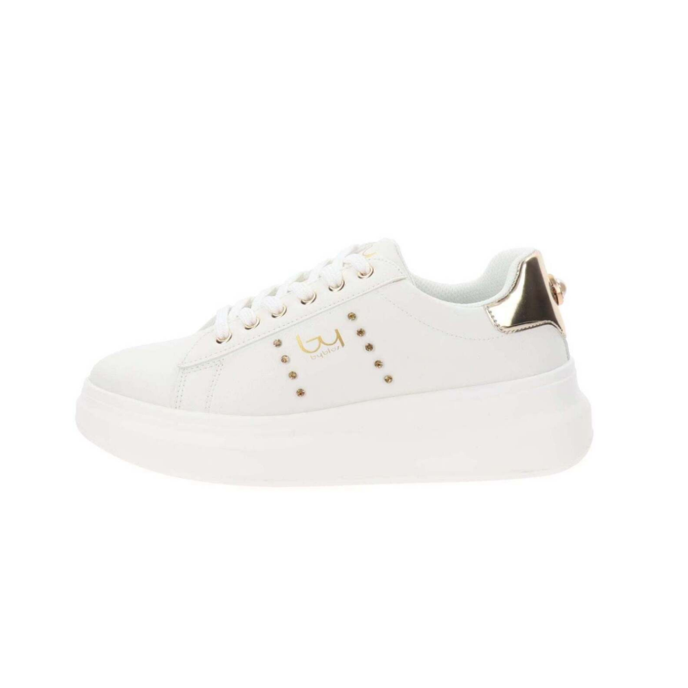 BYBLOS SCARPE DONNA YN POLIS BIANCO/ARGENTO N°39 BYBSC9BM01MET