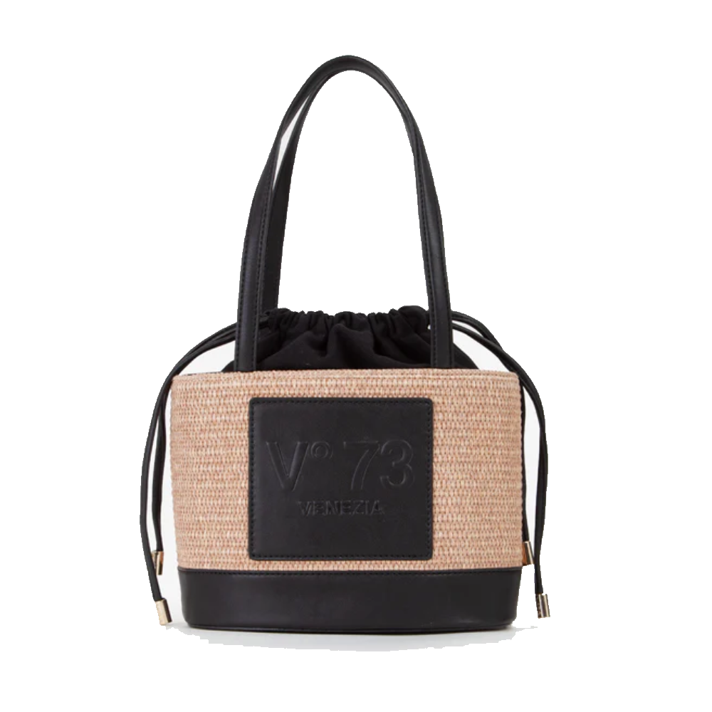 V°73 BORSA SINTETICA DONNA CAT NATUR/NERO 73BS7OG02