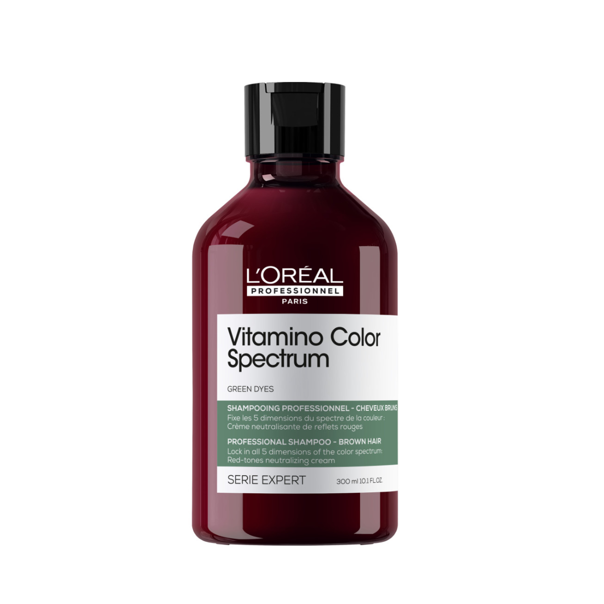 LOREAL SHAMPOO GREEN CAPELLI COLORATI VITAMINO COLOR SPECTRUM SERIE EXPERT 300ML