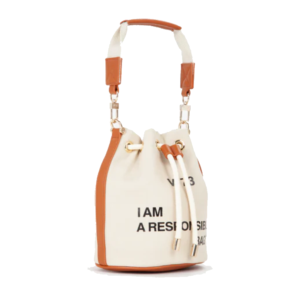 V°73 BORSA SINTETICA DONNA NATURALE/CUOIO 73BS6AF12