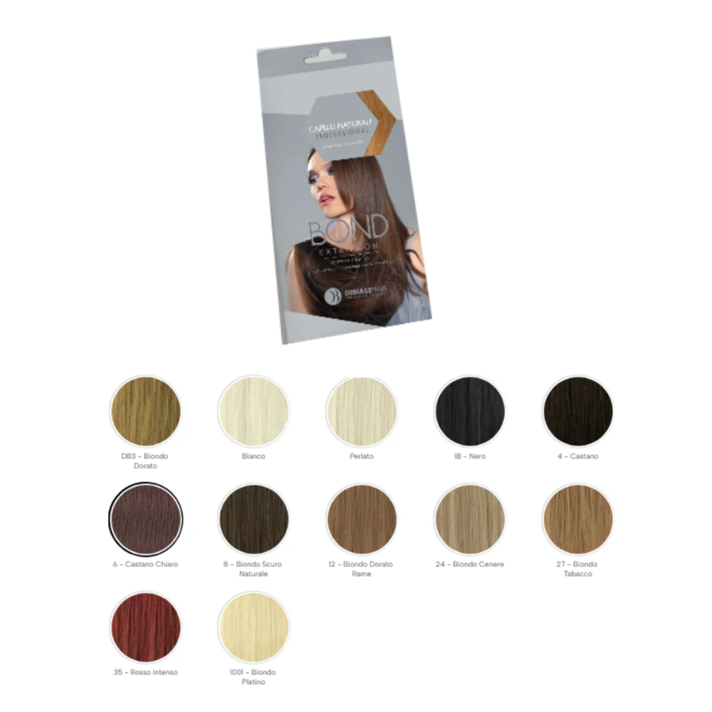 DIBIASEHAIR BOND EXTENSION DOPPIA FASCIA CAPELLI NATURALI