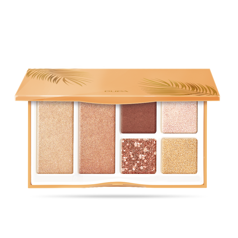 PUPA SHINE BRIGHT ALL IN ONE SPARKLING PALETTE 13.6G