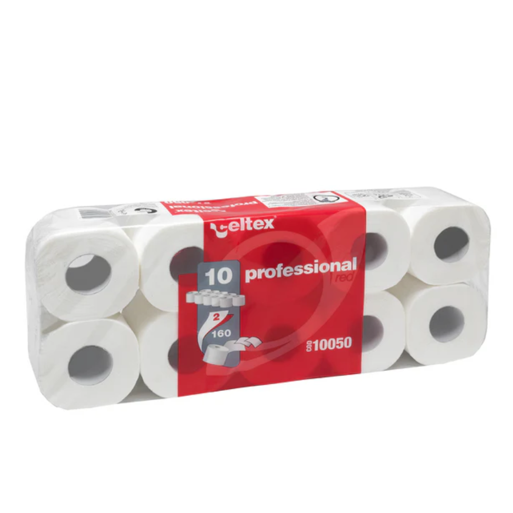 CELTEX PROFESSIONAL RED CARTA IGIENICA 10PZ C10050