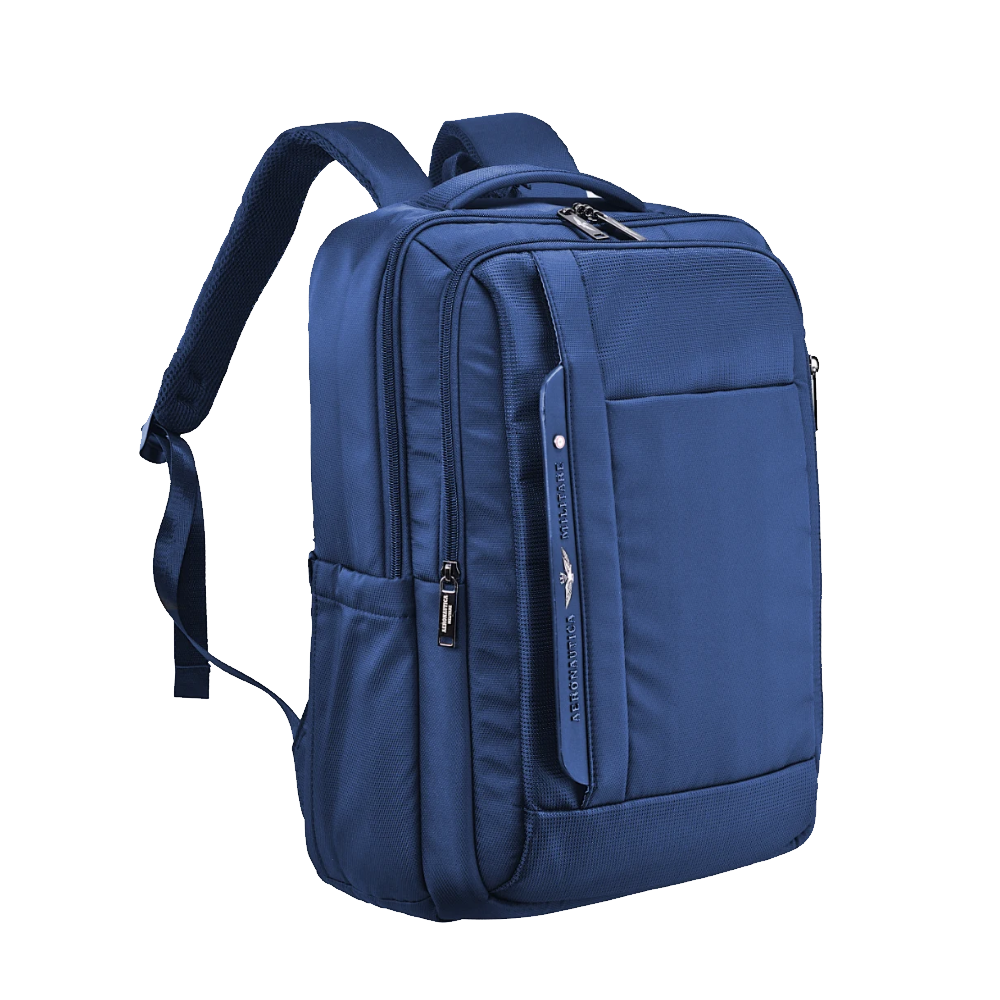 AEREONAUTICA MILITARE ZAINO PORTA PC IN POLY BLUE