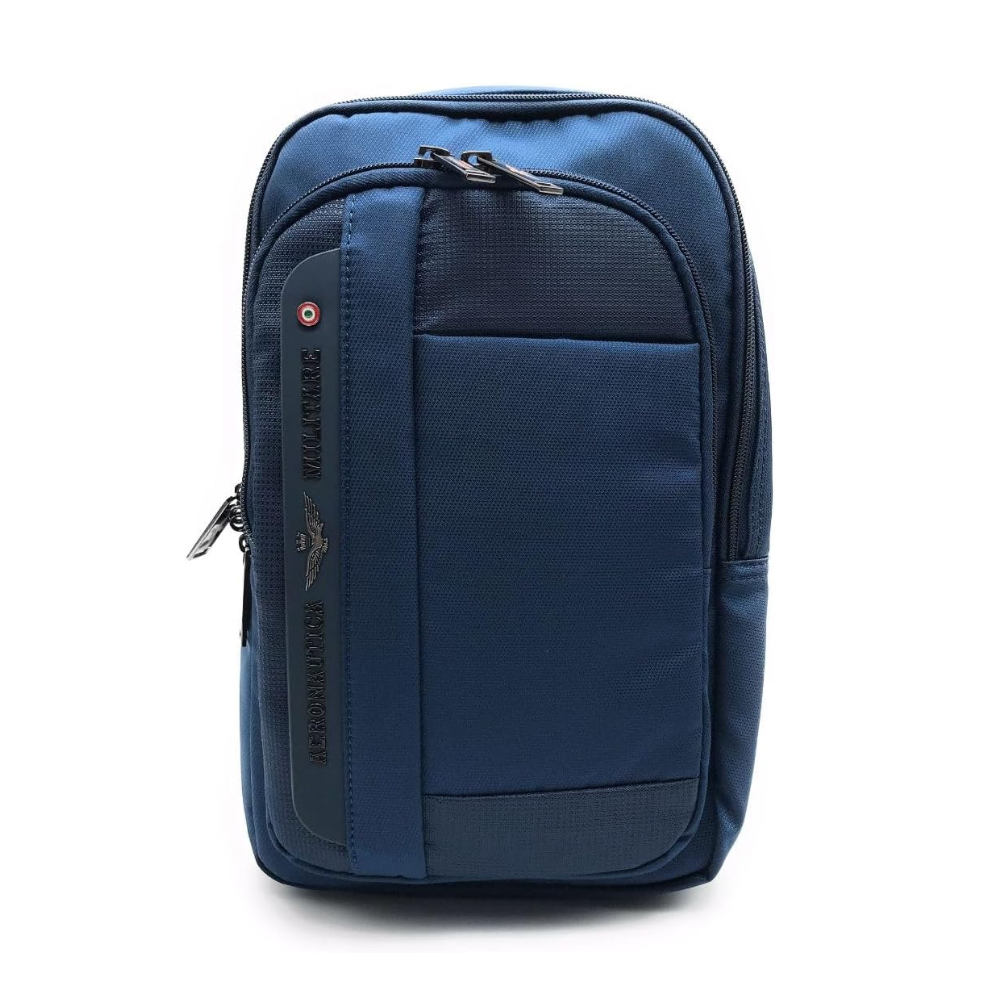 AEREONAUTICA MILITARE ZAINO UOMO IN POLY BLUE AM512-BL
