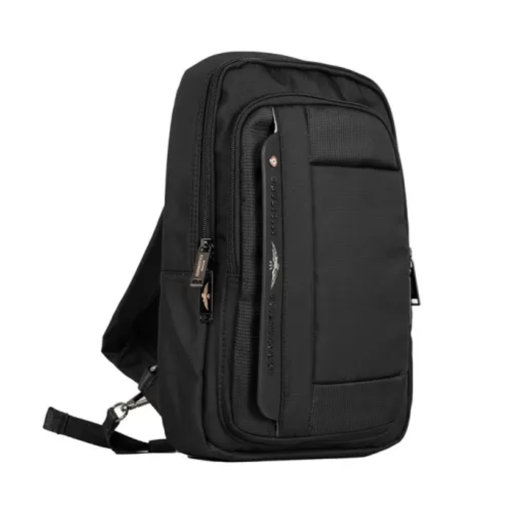 AEREONAUTICA MILITARE ZAINO UOMO IN POLY NERO AM512-NE