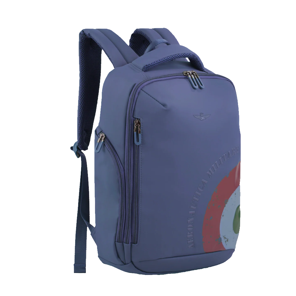 AEREONAUTICA MILITARE ZAINO UOMO SINTETICO PU BLU AM554-BL