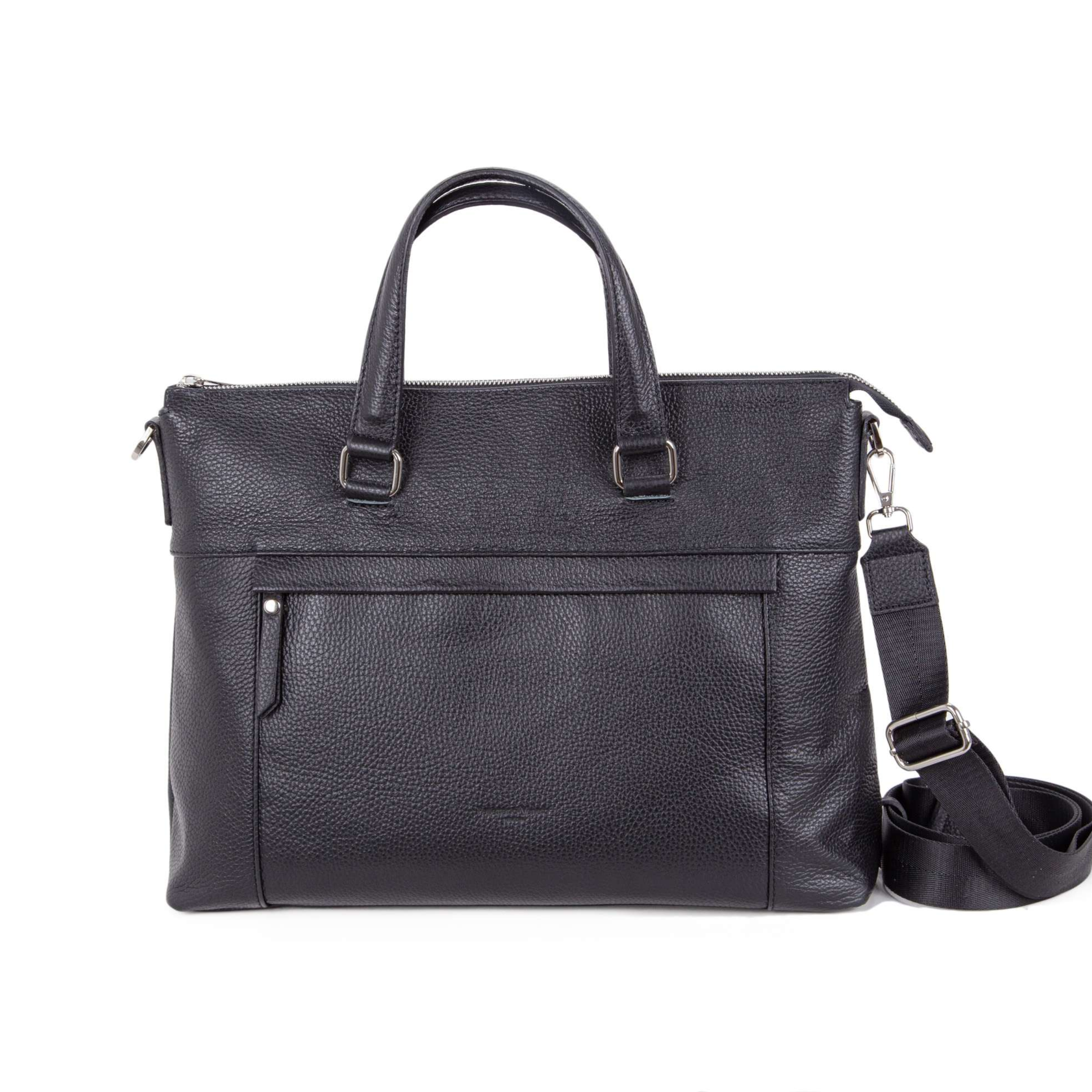 PELLETTERIA VENETACARTELLA IN PELLE VINTAGE N25490-NERO