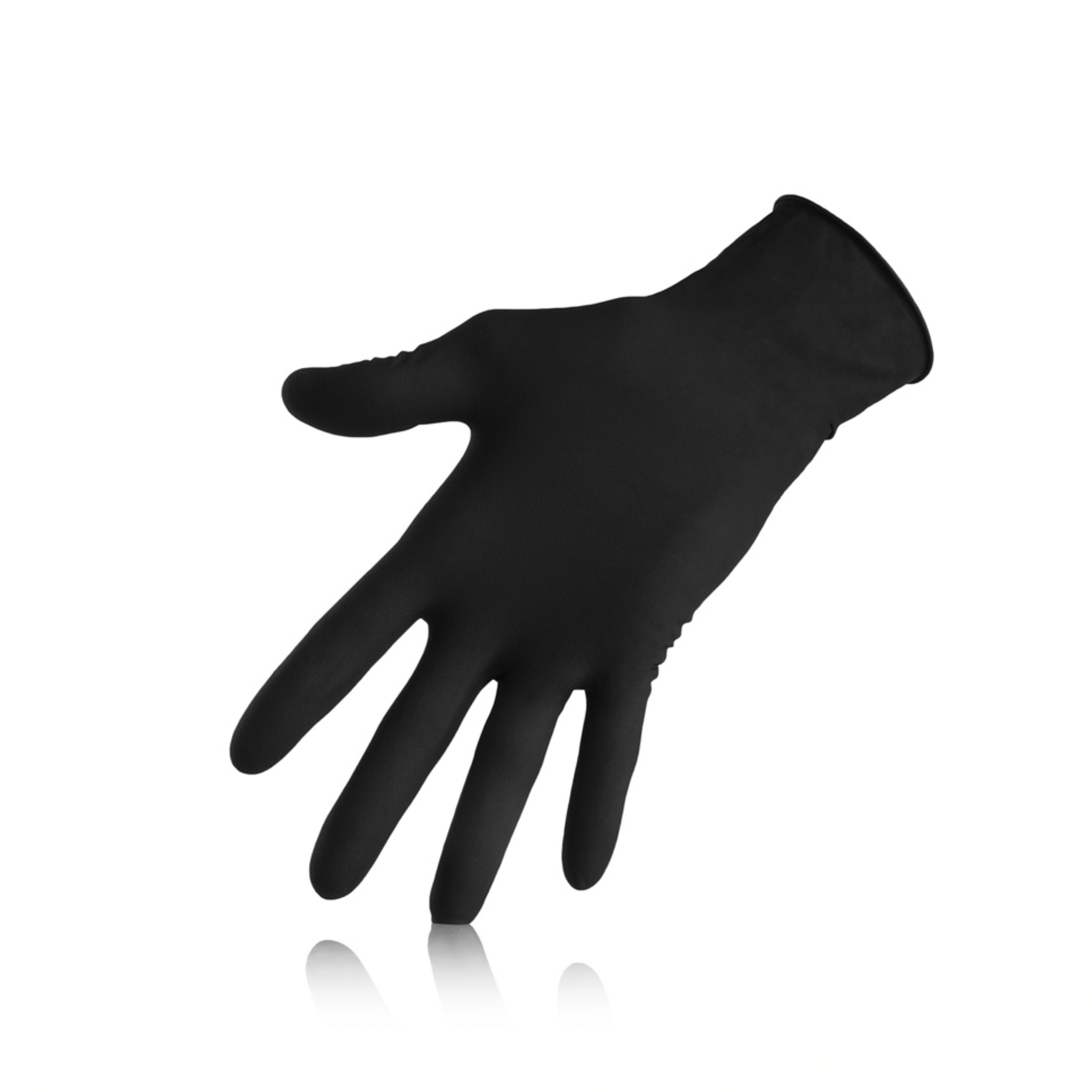 LABOR GUANTI LATTICE NERO BLACK LATEX UN PAIO E206