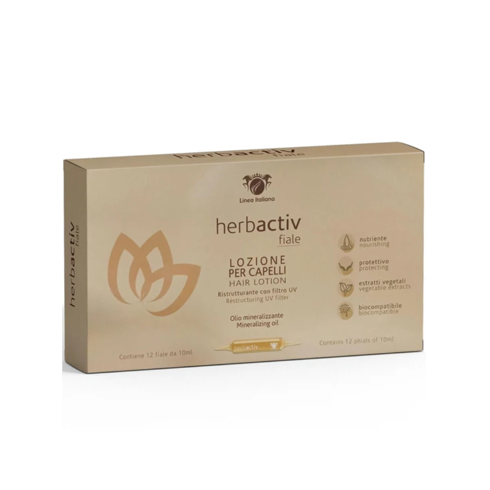 LINEA ITALIANA HERBACTIV LOZIONE PER CAPELLI 12FIALE X 10ML