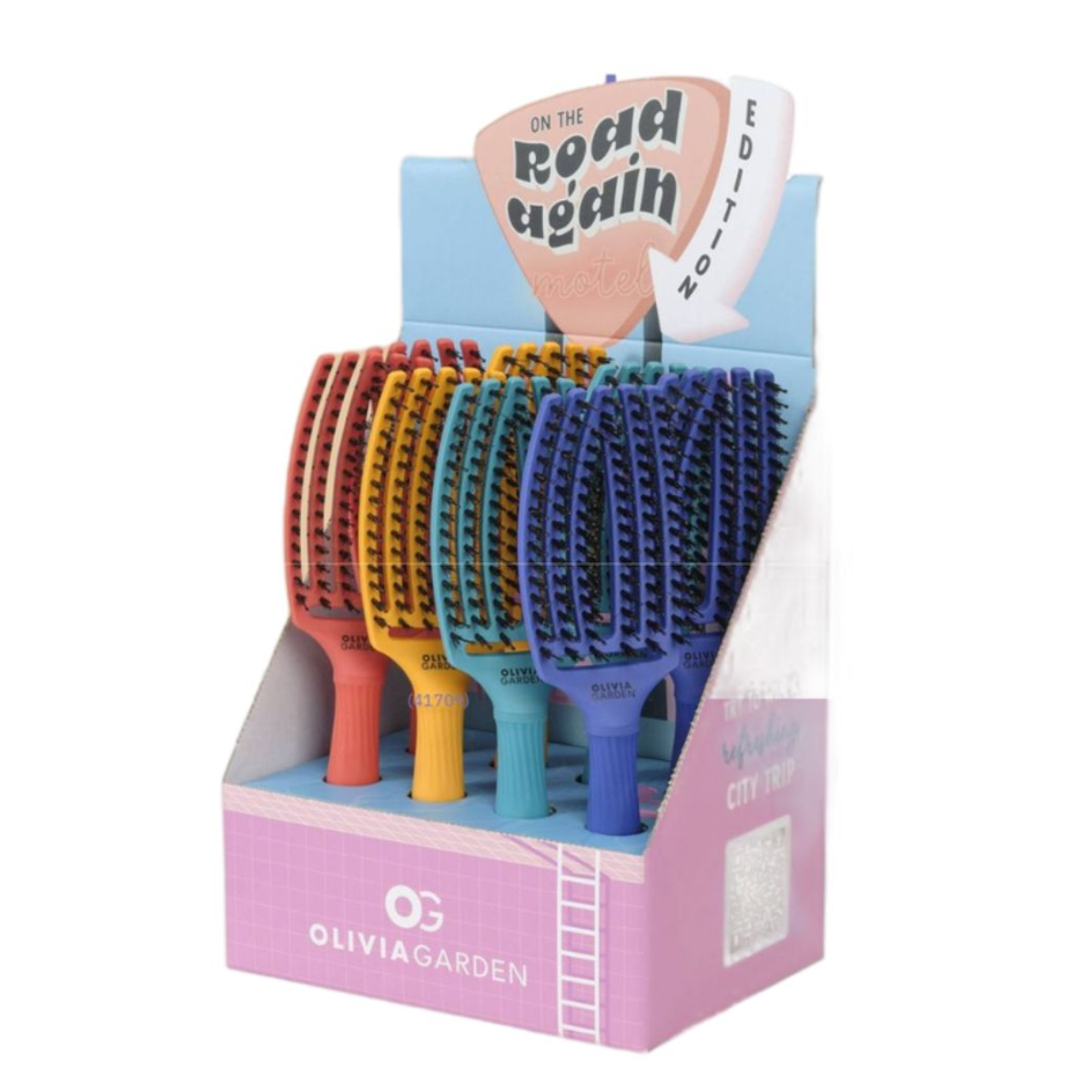OLIVIA GARDEN SPAZZOLA FINGER BRUSH ON THE ROAD AGAIN 41894