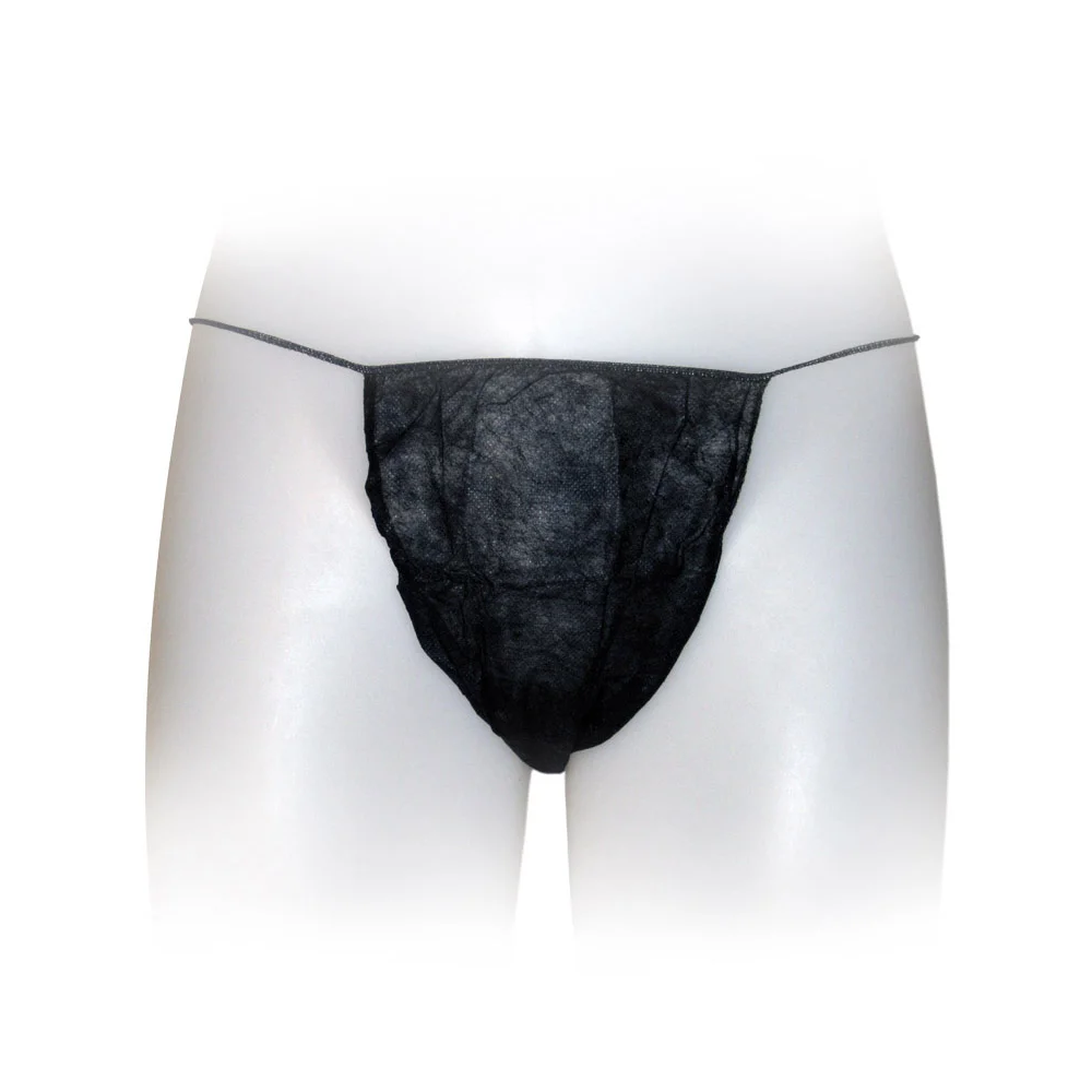 INDUSTRIE TANGA UOMO MONOUSO NERO CONF. 100PZ E795IMBSING