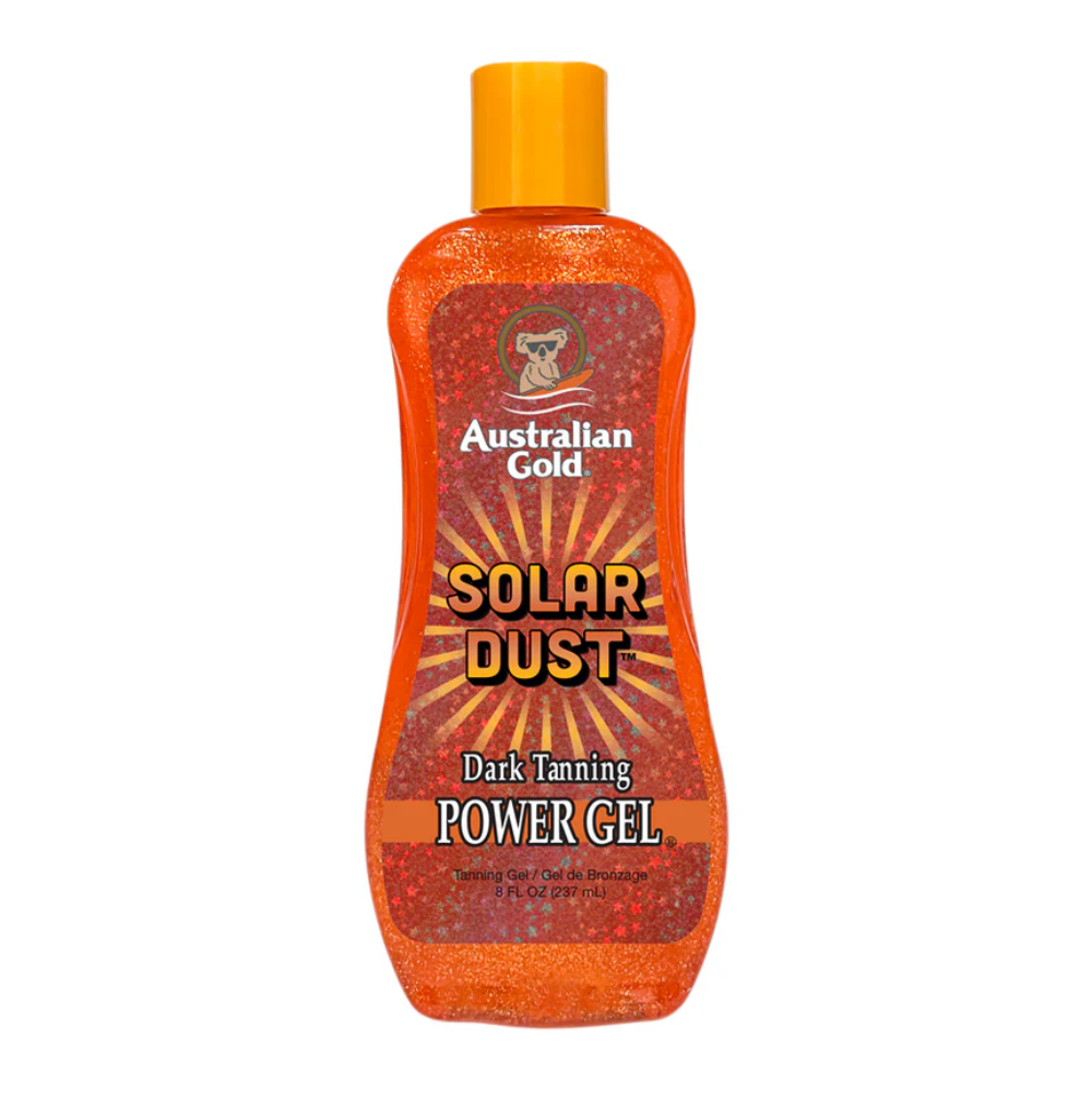 AUSTRALIAN GOLD SOLAR DUST DARK TANNING POWER GEL 237ML AGCB277