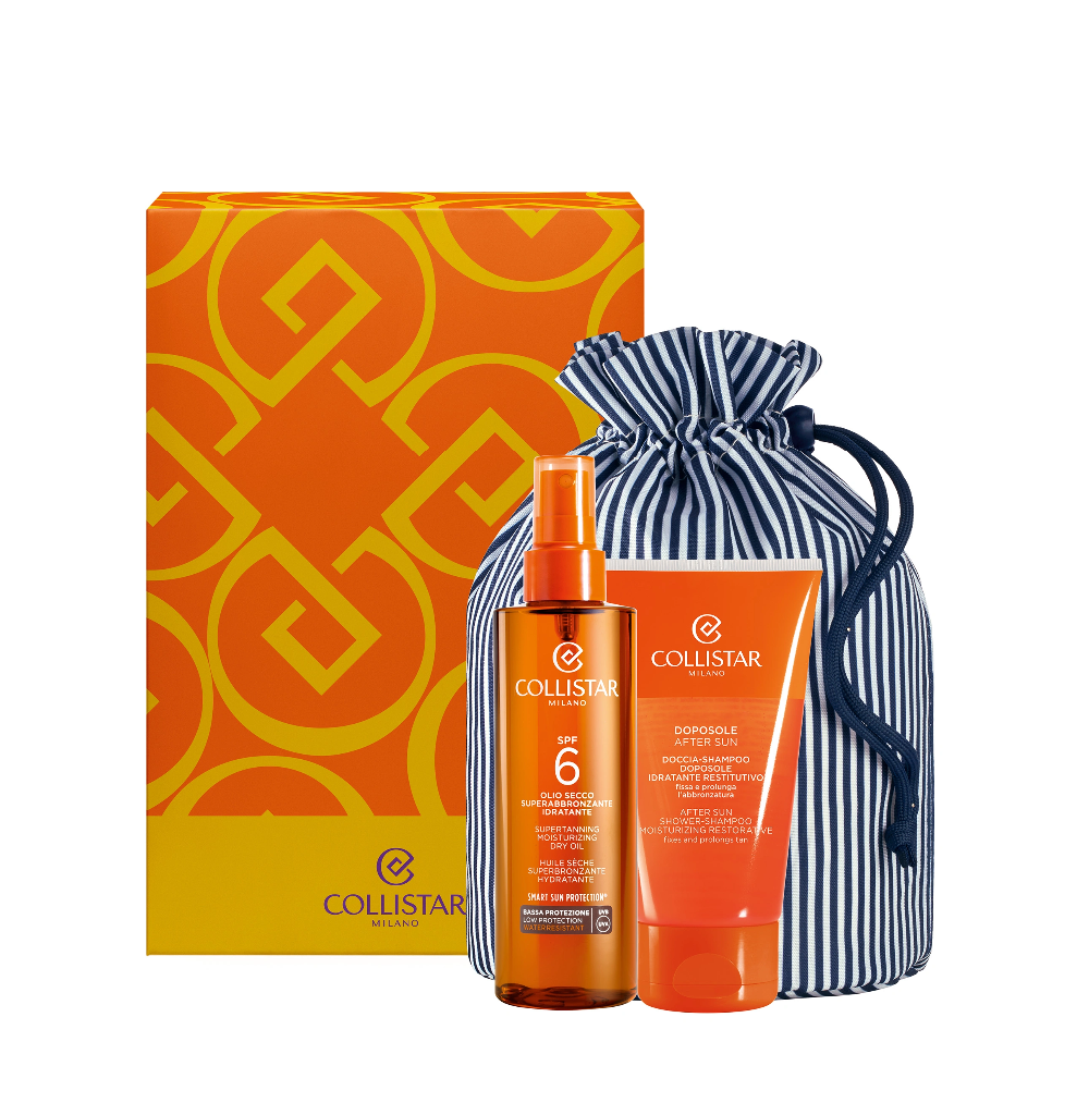 COLLISTAR OLIO SECCO SUPERABBRONZANTE SPF6 + DOCCIA SHAMPOO DOPOSOLE