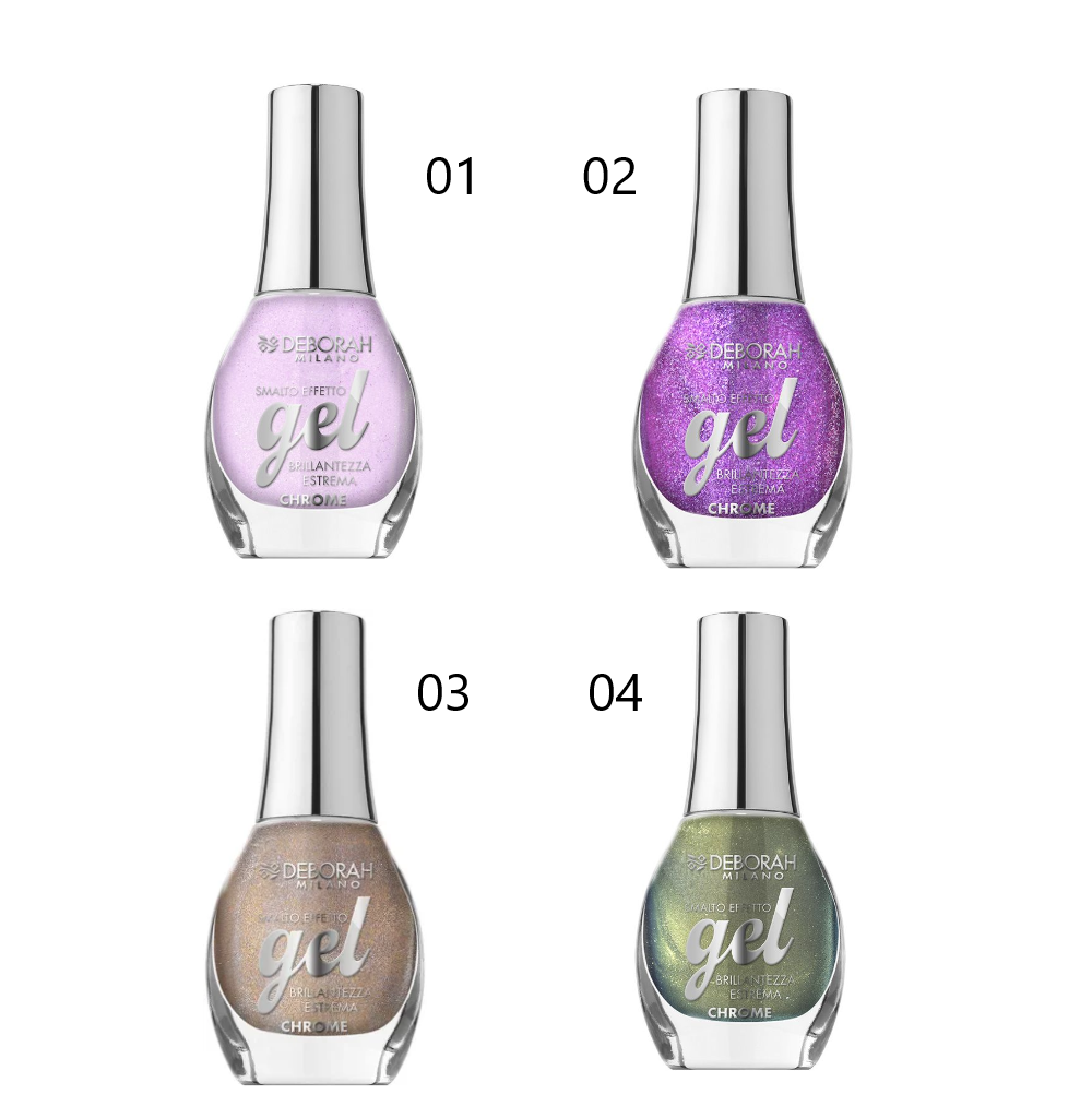 DEBORAH SMALTO GEL EFFETTO CROMO