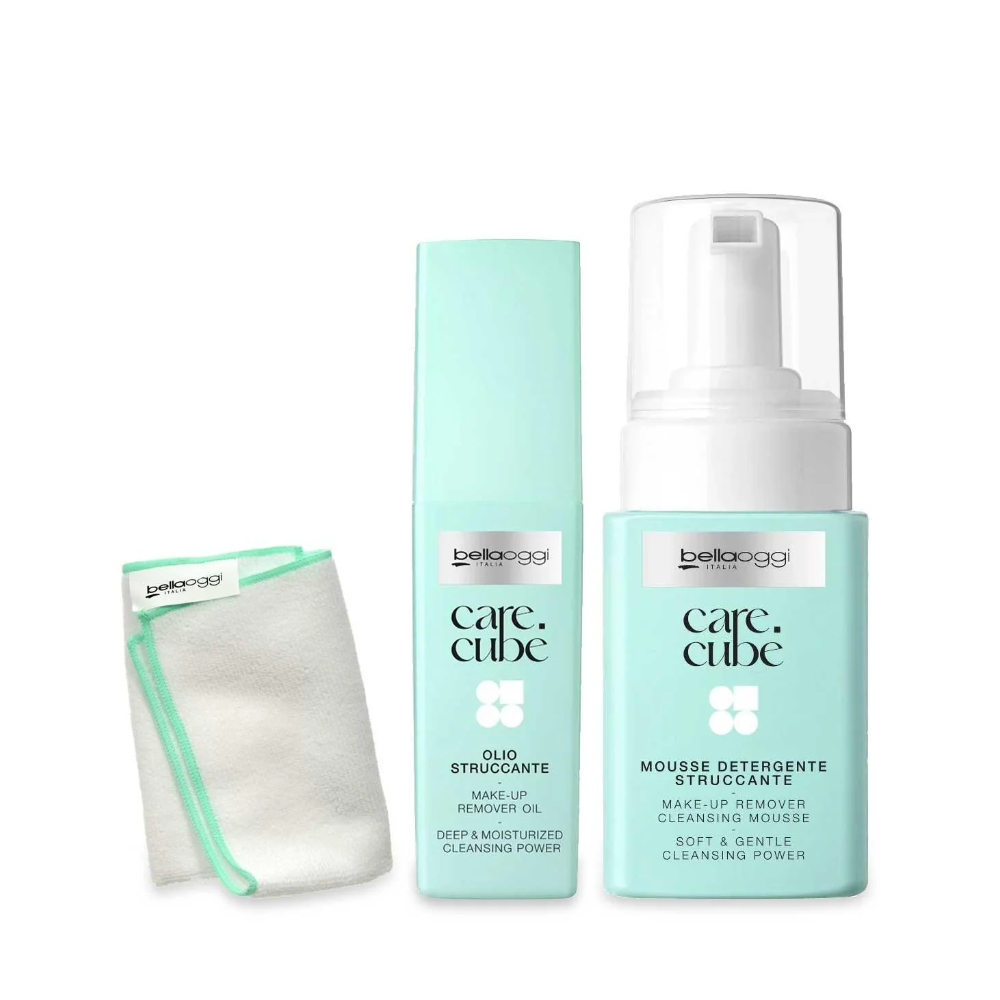 BELLA OGGI CARE CUBE KIT DOUBLE CLEANSING MOUSSE+OLIO+PANNO 2325750K