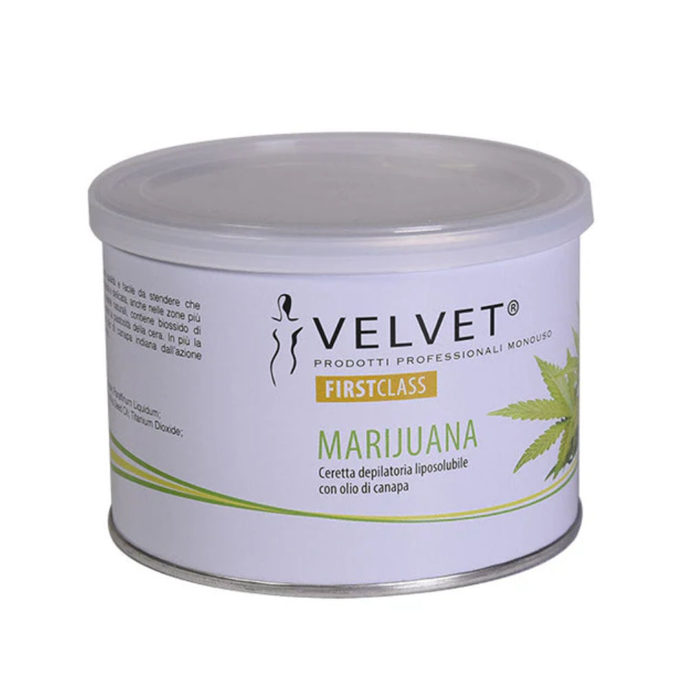 VELVET CERA VASO DEPILATORIA LIPOSOLUBILE MARIJUANA 400ML 25.867