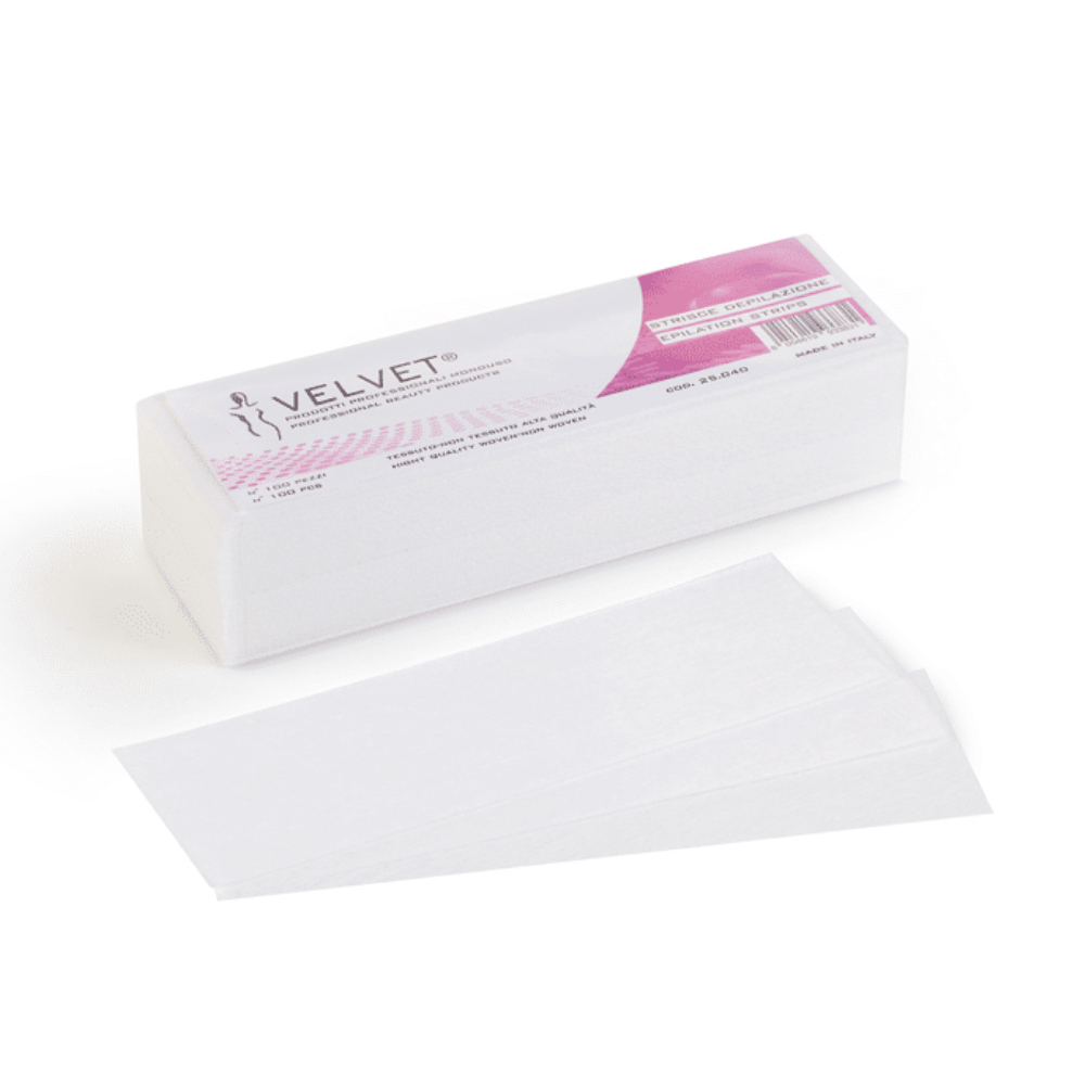 VELVET STRISCE PER DEPILAZIONE 100PZ 25.040