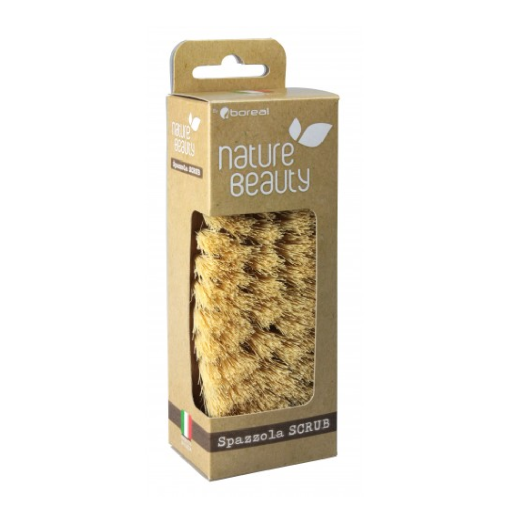 BOREAL NATURE BEAUTY SPAZZOLASCRUB IN FIBRE DI TAMPICO NATURALE F755