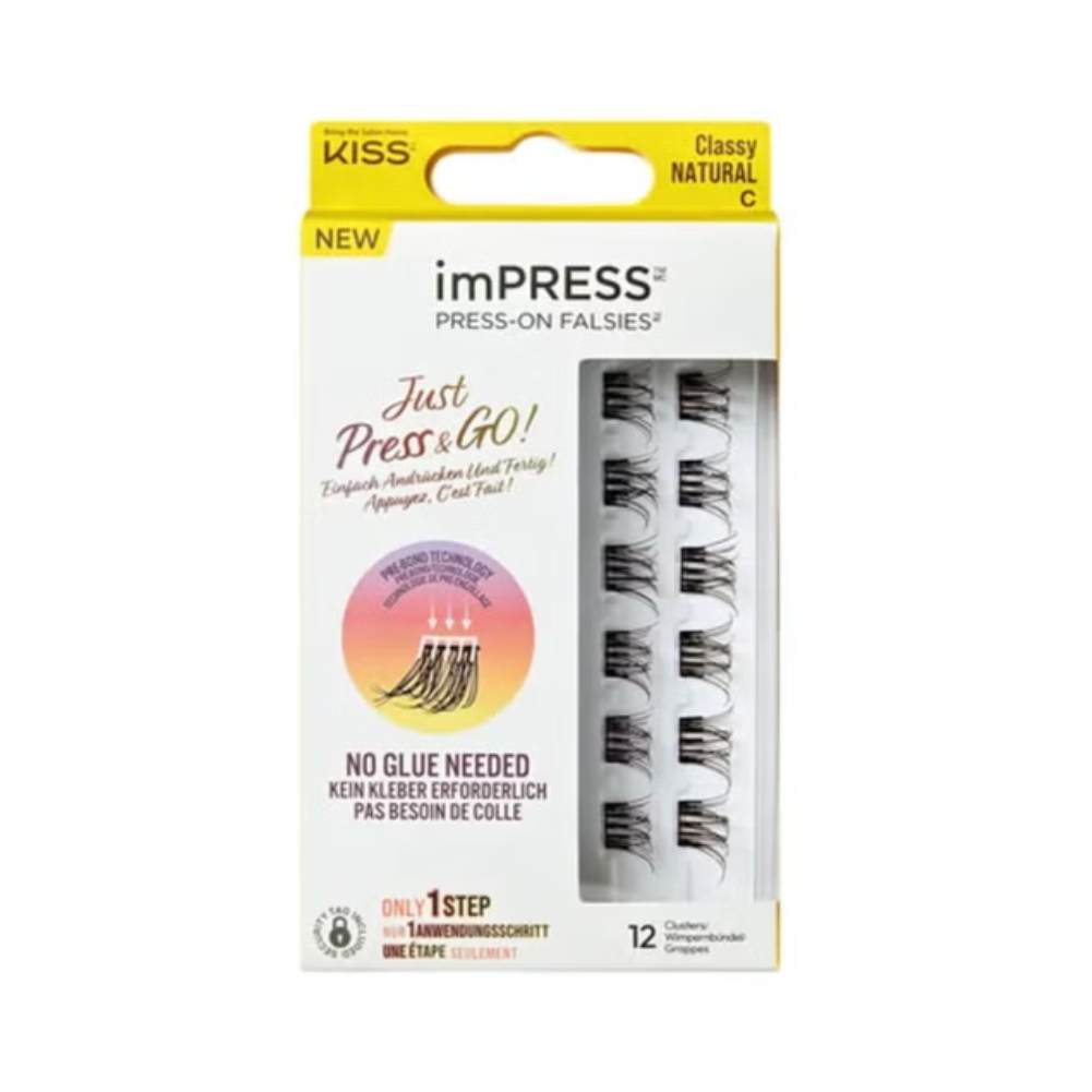 KISS CIGLIA FINTE IMPRESS CLASSY NATURAL JUST PRESS&GO ILS010501C