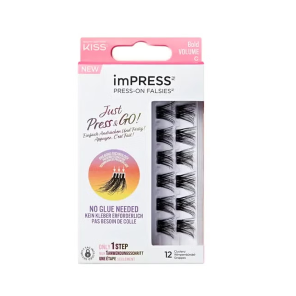 KISS CIGLIA FINTE IMPRESS BOLD VOLUME JUST PRESS&GO ILS050501C