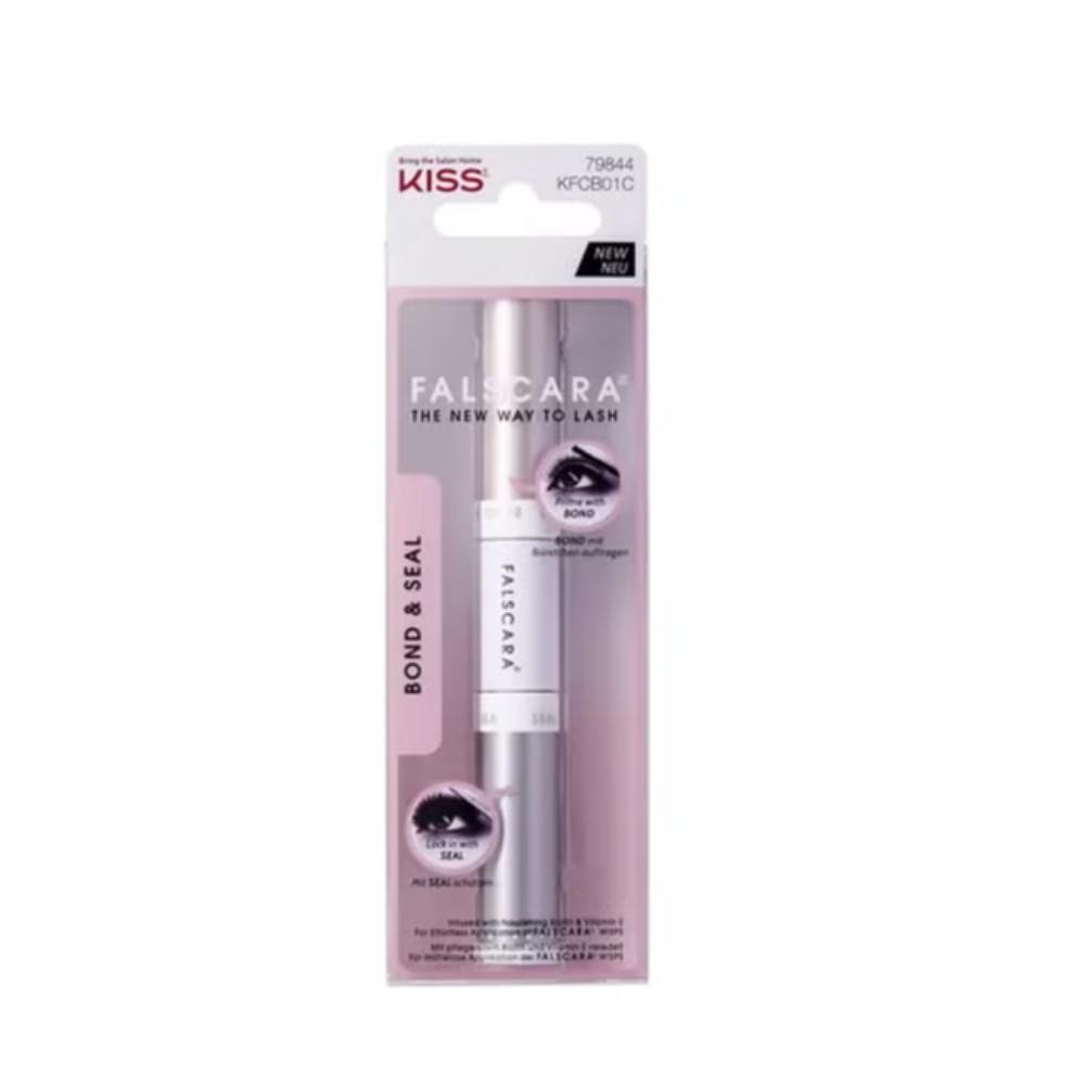 KISS FALSCARA BOND&SEAL APPLICATORE CON SCOVOLINI PER CIGLIA FINTE KFCB01C