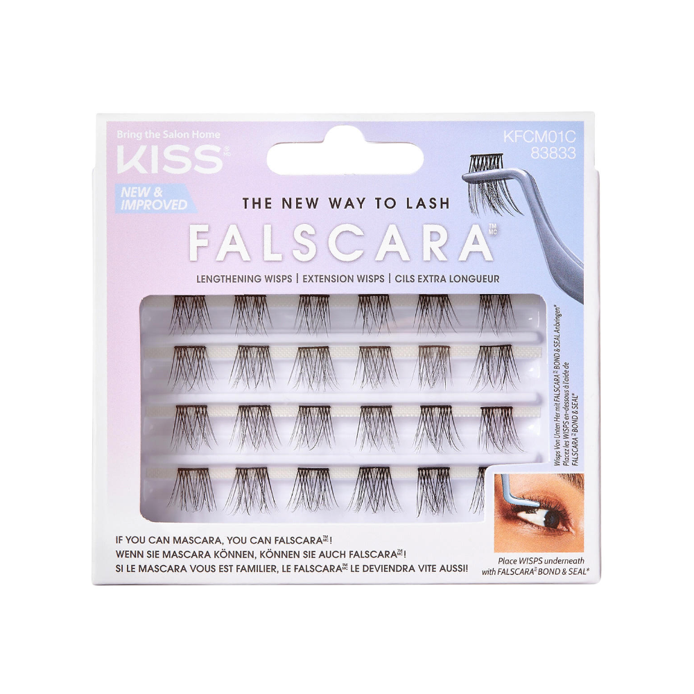 KISS FALSCARA CIGLIA FINTE LENGTHENING WIPS KFCM01C