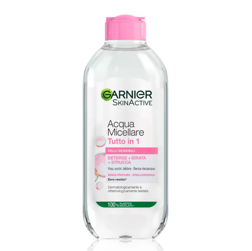GARNIER SKINACTIVE ACQUA MICELLARE 400ML PELLI SECCHE E SENSIBILI