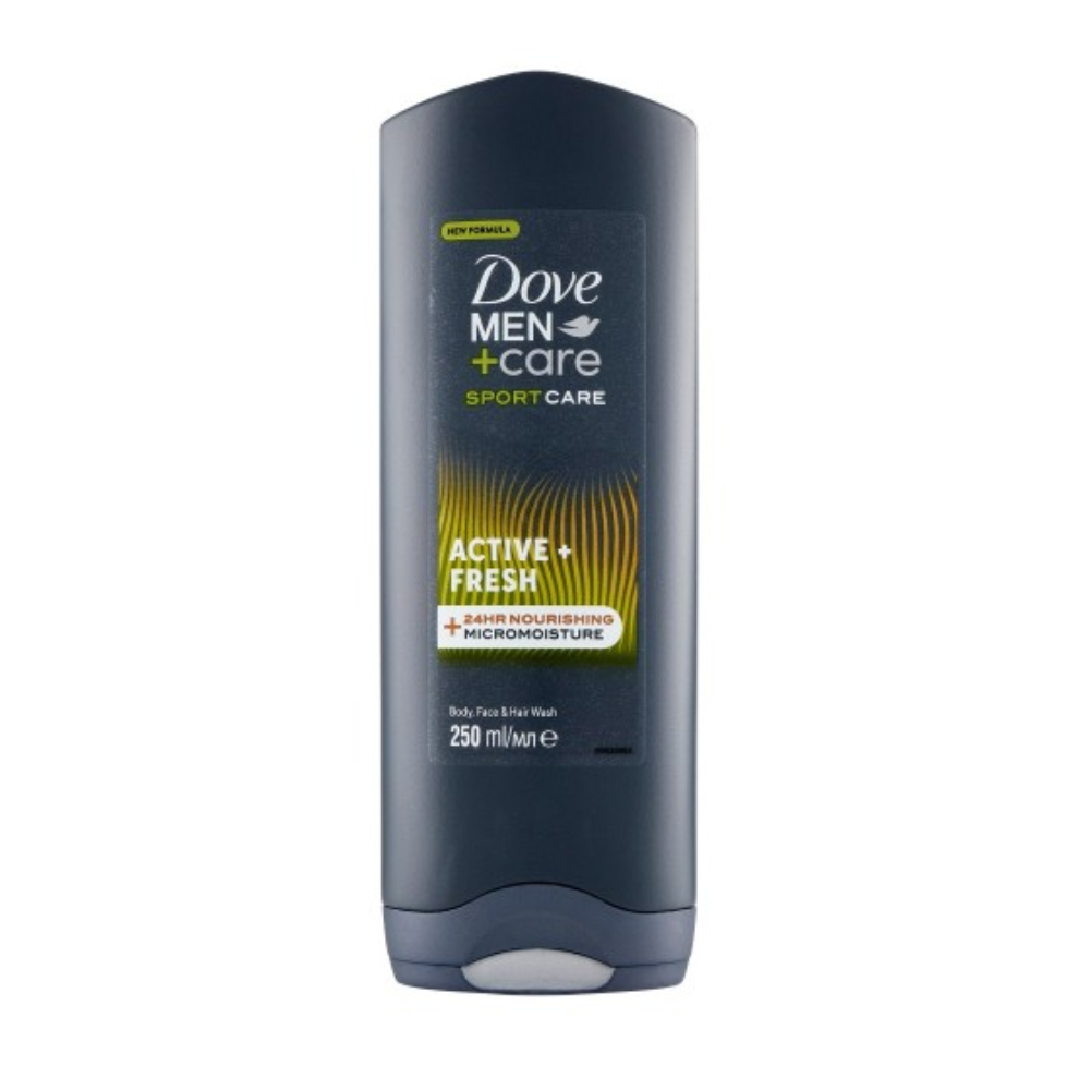 DOVE MEN +CARE GEL DOCCIA SPORT ACTIVE+ FRESH 250ML  DOVE MEN +CARE GEL DOCCIA SPORT ACTIVE+ FRESH 250ML