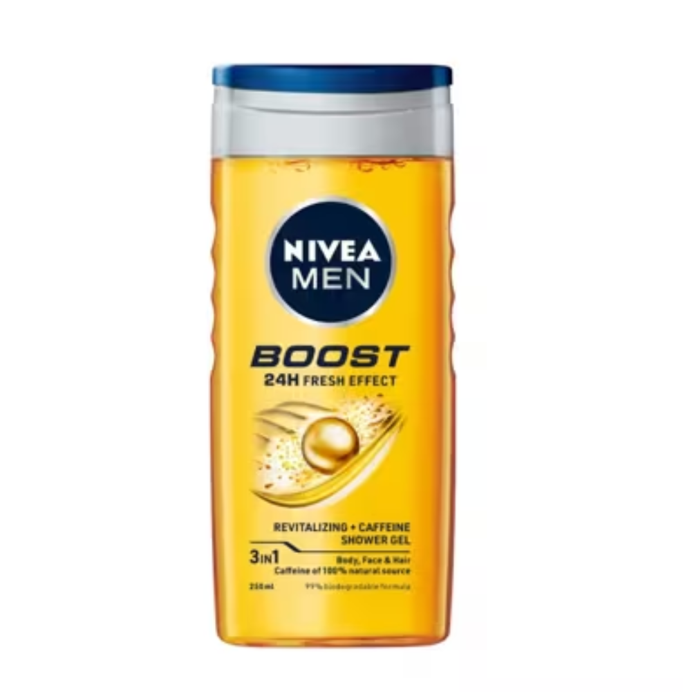 NIVEA MEN BOOST DOCCIA SCHIUMA 24H FRESH EFFECT 250ML