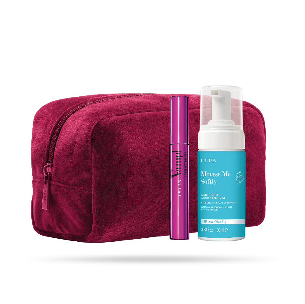 PUPA CONF.VAMP LASH EXTENDER + MOUSSE ME SOFTLY + POCHETTE