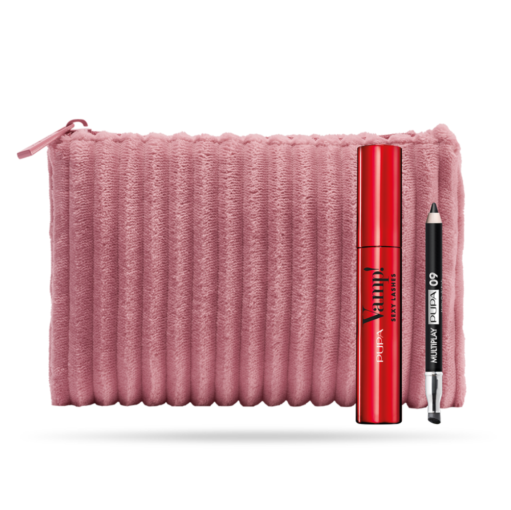 PUPA CONF.VAMP MASCARA SEXY LASHES + MATITA MULTIPLAY MINI + POCHETTE