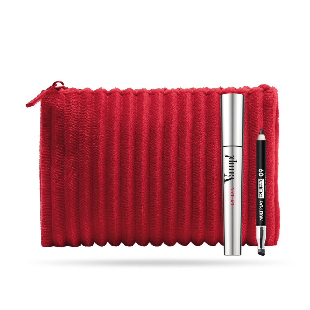 PUPA CONF.VAMP MASCARA + MATITA MULTIPLAY MINI + POCHETTE