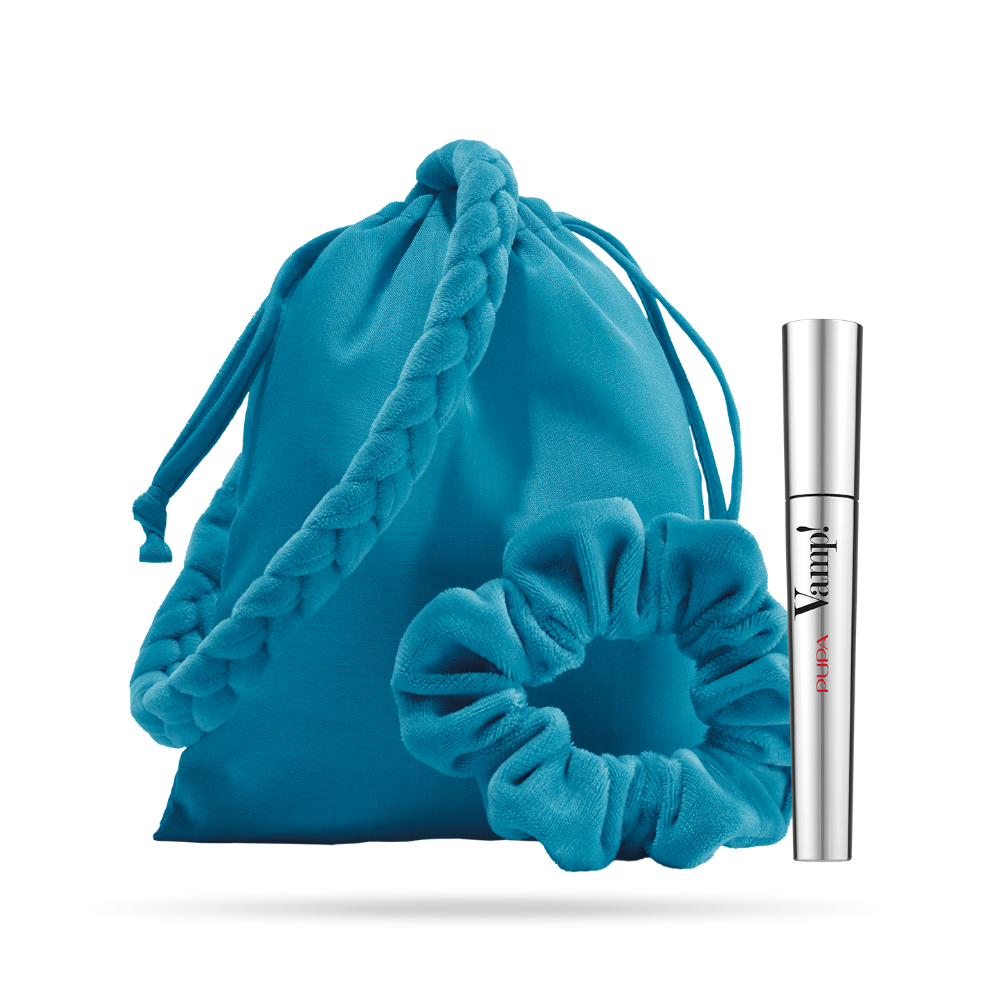 PUPA CONF.VAMP MASCARA + BEAUTY BAND & SCRUNCHY + POCHETTE