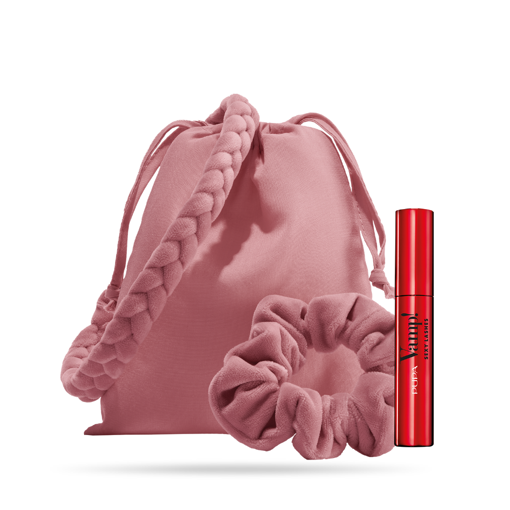 PUPA CONF.VAMP MASCARA SEXY LASHES+ BEAUTY BAND & SCRUNCHY + POCHETTE