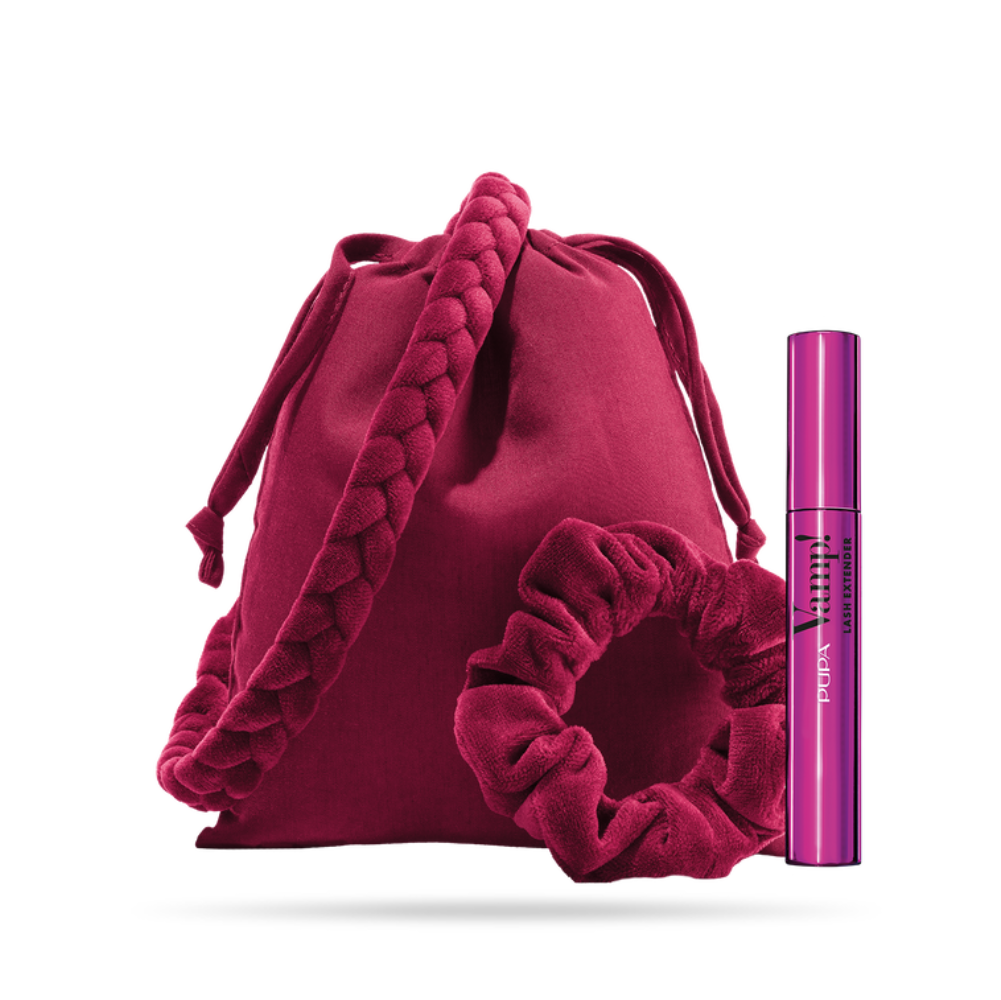 PUPA CONF.VAMP MASCARA LASH EXTENDER+ BEAUTY BAND & SCRUNCHY + POCHETTE